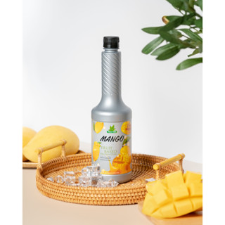 Nature Taste Mango Puree น้ำผลไม้เข้มข้นฟรุตเบสพรีเพอเรชั่น เพียวเร่ รสมะม่วง ตราเนเจอร์เทส ขนาด 750 ml.