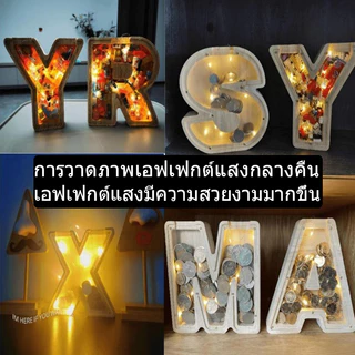 🔥 พร้อมส่ง 🔥กระปุกออมสิน กระปุกออมสินไม้ รูปตัวอักษรภาษาอังกฤษ สําหรับตกแต่งบ้าน กระปุกออมสินน่ารัก กระปุกออมสินใส