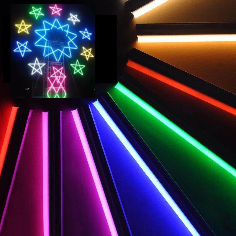 ไฟงานวัด T8 LED (ชุด5 หลอด คละสี) ไฟขายของใช้งานง่าย กันน้ำ นีออนพลาสติกไม่แตกง่าย มีปลั๊กเสียบ แอลอีดี ใช้งานได้เ ราคา ถูกที่สุด ดีลบีเคเค แกลเลอรีภาพที่ 4