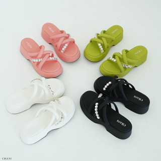 CHANI : Rx-12 l Candy sandals รองเท้าแตะเสริมส้น แคนดี้ รองเท้าแตะผู้หญิง