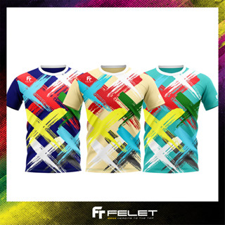 เสื้อแบดมินตัน FELET  รุ่น  RN3605B