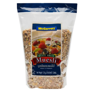 แม็กกาแรต มูสลี่ ผสมผลไม้ 1.5 กิโลกรัม - Multi Fruit Muesli 1.5kg McGarrett brand