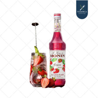 โมนิน/ โมแนงต์ ไซรัป กลิ่นสตอเบอรี่ ขนาด 700 มล. (MONIN Rose Syrup 700 ml)