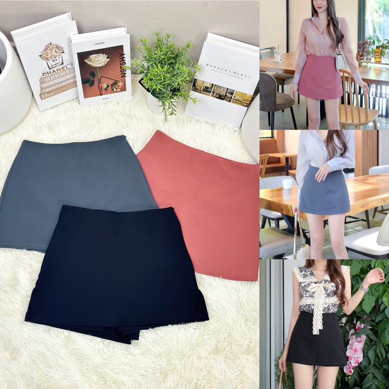 Pepe Skirt กางเกงกระโปรง ผ้าเปเป้ เนื้อผ้าดีงามมาก