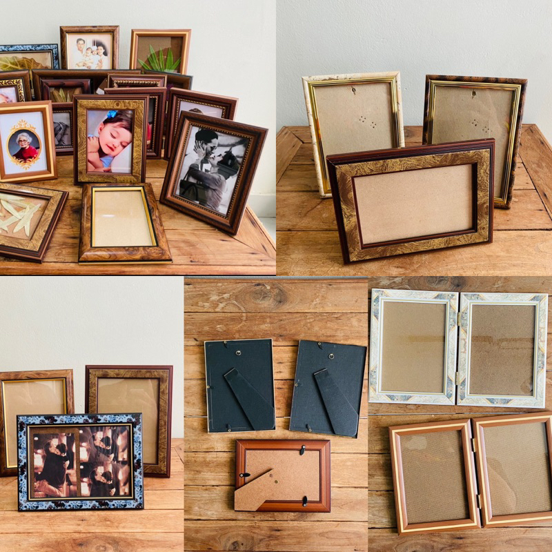 🖼️ขนาด 5x7 นิ้ว 🛑สินค้าราคาพิเศษ ลดล้าง stock 🛑 🖼️ กรอบรูปไม้ กรอบรูปวินเทจ สำหรับใส่รูปภาพขนาด 5 x 