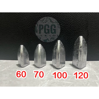 ตะกั่วตกปลาทรงสามเหลี่ยม( 1กก. )ขนาด 60,70,100,120