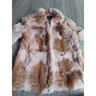 เสื้อขนแท้ เสื้อกันหนาวขนFur เสื้อขนแมวลายสวยมาก งานแรร์ นุ่มหอมเบา พกไปตปท.น้ำหนักเบามาก