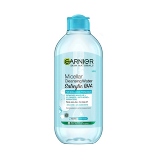 Garnier การ์นิเย่ สกิน แนทเชอรัลส์ ไมเซล่า คลีนซิ่ง วอเตอร์ ซาลิไซลิค บีเอชเอ 400มล.