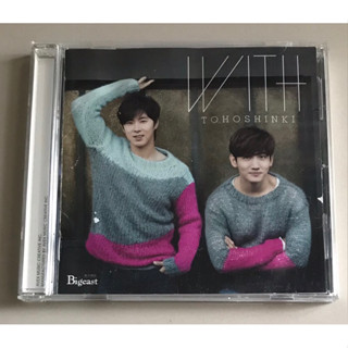 ซีดีเพลง ของแท้ มือ2 สภาพดี...ราคา250บาท  “Tohoshinki(TVXQ!)”อัลบั้ม“With”(Bigeast Limited Edition)Made In Japan