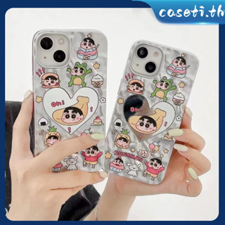 คูปองเคลม🎀เคสไอโ case for iphone 11 12 เครยอนชินจังตลกๆ การ์ตูนน่ารัก เคส 14 13 12 11 pro max เคสโทรศัพท์ส่วนบุคคล