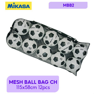 MIKASA ตาข่ายใส่ลูกบอล Mesh ball BagCh 115x58cm12pcsMBB2 (650)