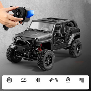 รถบังคับ Jeep MN 128 RTR Off-road 1/12 2.4G 4WD RC ระบบเซอร์โว LED Rock Crawler