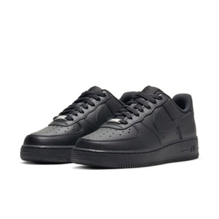 รองเท้าผ้าใบดำล้วนใส่ทำงาน Air Force 1