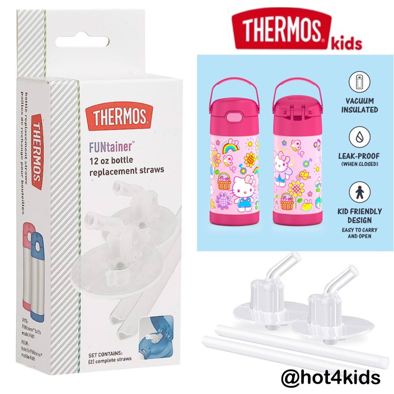 ✅Thermos ‼️รุ่นใหม่‼️ 355 ml (12 0z) อะไหล่หลอด F-410 และ F-401 usa 💰จ่ายปลายทางได้💵แท้💯