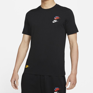 เสื้อยืด ผู้ชาย Nike Mens Multi Logo Embroidered Tee [ลิขสิทธิ์แท้ NIKE ป้ายไทย][รหัส : DJ1569 010 ]