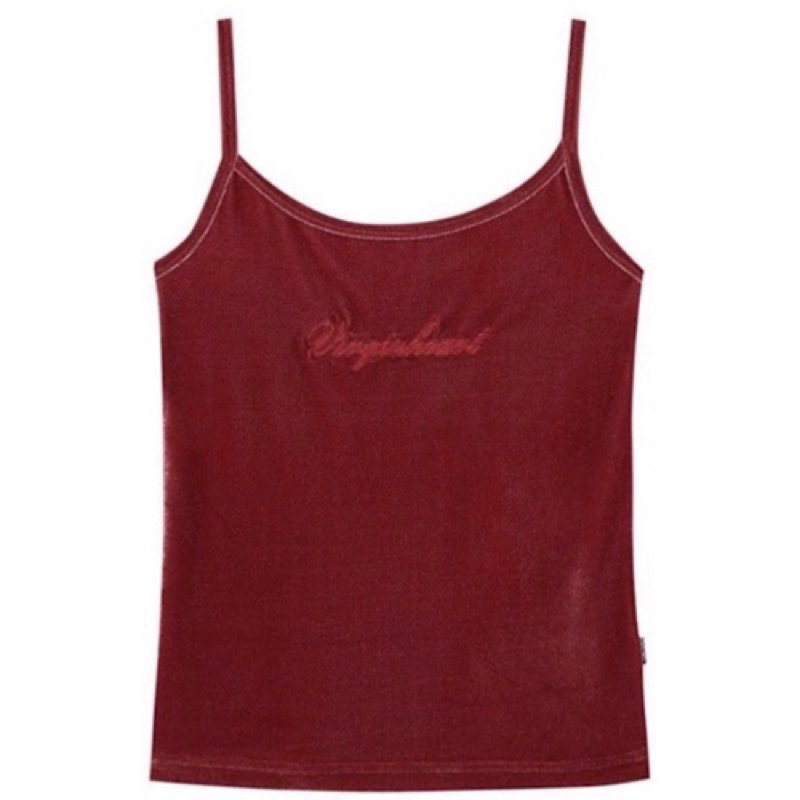 VGH velvet cami top RED 🍒 size M