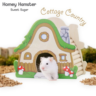 Homey Hamster บ้านหลบบันไดแฮมสเตอร์ Sweet Sugar ของแต่งกรงแฮมสเตอร์ กล่องขุด รองกรง niteangel tafit เม่น millamore