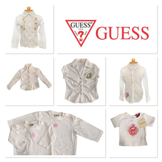 Guess เสื้อยืดคอกลมแขนสั้น/เเขนยาว เสื้อเชิ้ตเเขนสั้น/แขนยาว เสื้อเด็กผู้หญิง G5 G7 G8 G9 G10 G11 G12