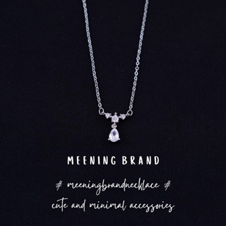 MeeningBrand❀สร้อยคอเงิน NANDA [02-0083]