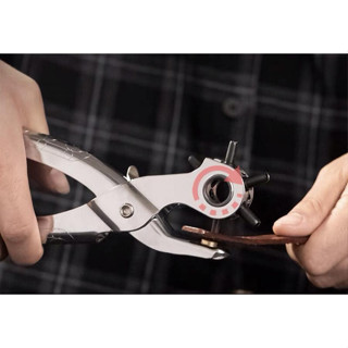 ส่งเร็ว ส่งไว ที่เจาะรูเครื่องหนัง ที่เจาะเข็มขัด Hole punch pliers