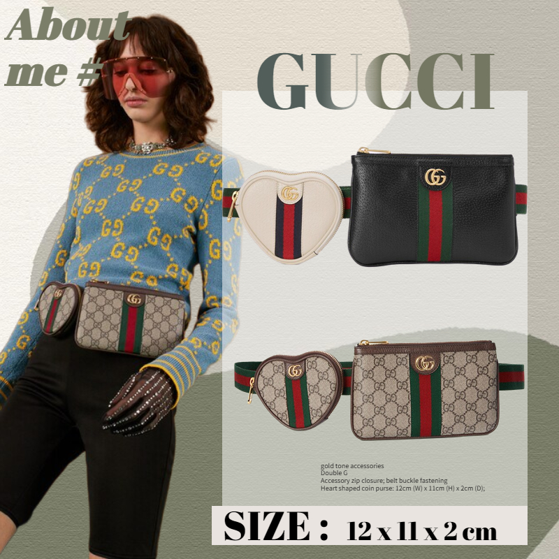 กุชชี่ Gucci Ophidia Waist Bag กระเป๋าคาดเอวสุภาพสตรีหนังเต็มผ้าใบ