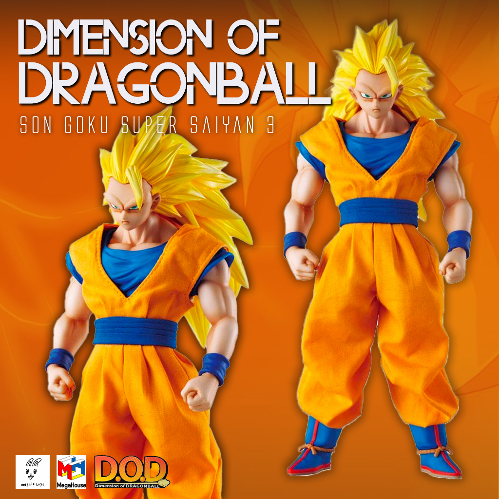 (Pre-Owned) ฟิกเกอร์ Dragon Ball - Dimension of DRAGONBALL Son Goku Super Saiyan3 (MegaHouse)