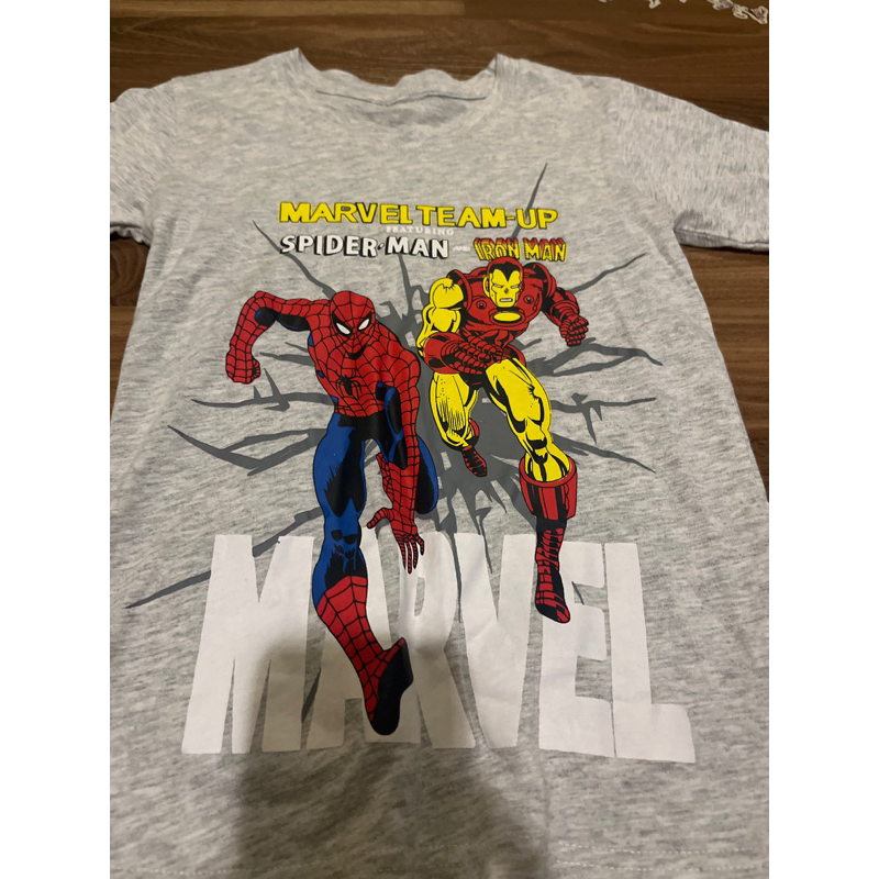 เสื้อยืดมือ2Marvel 100