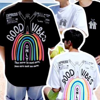 CMA เสื้อoversize 44” Good vibes เน้นหล่อ เน้นมินิมอล