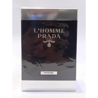 Rare item!!! Prada LHomme Intense EDP for Men 100ml กล่องซีล ป้ายไทย เบิกห้าง (พร้อมส่งค่ะ)