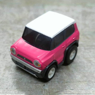 TAKARA CHORO Q โมเดลรถเชอโรคิว Choro Q Pullback _ SUZUKI HUSTLER PINK