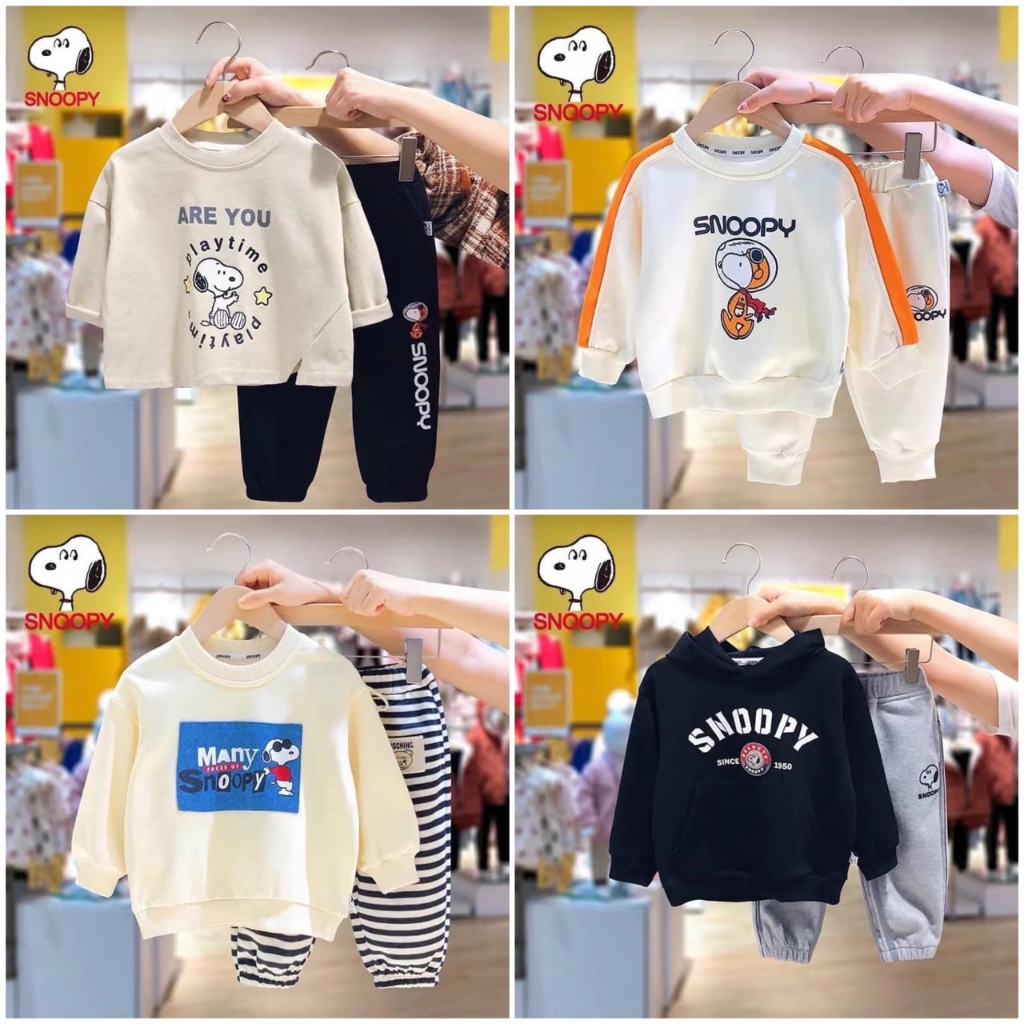 พร้อมส่ง ยกทัพสนูป ได้เสื้อและกางเกง