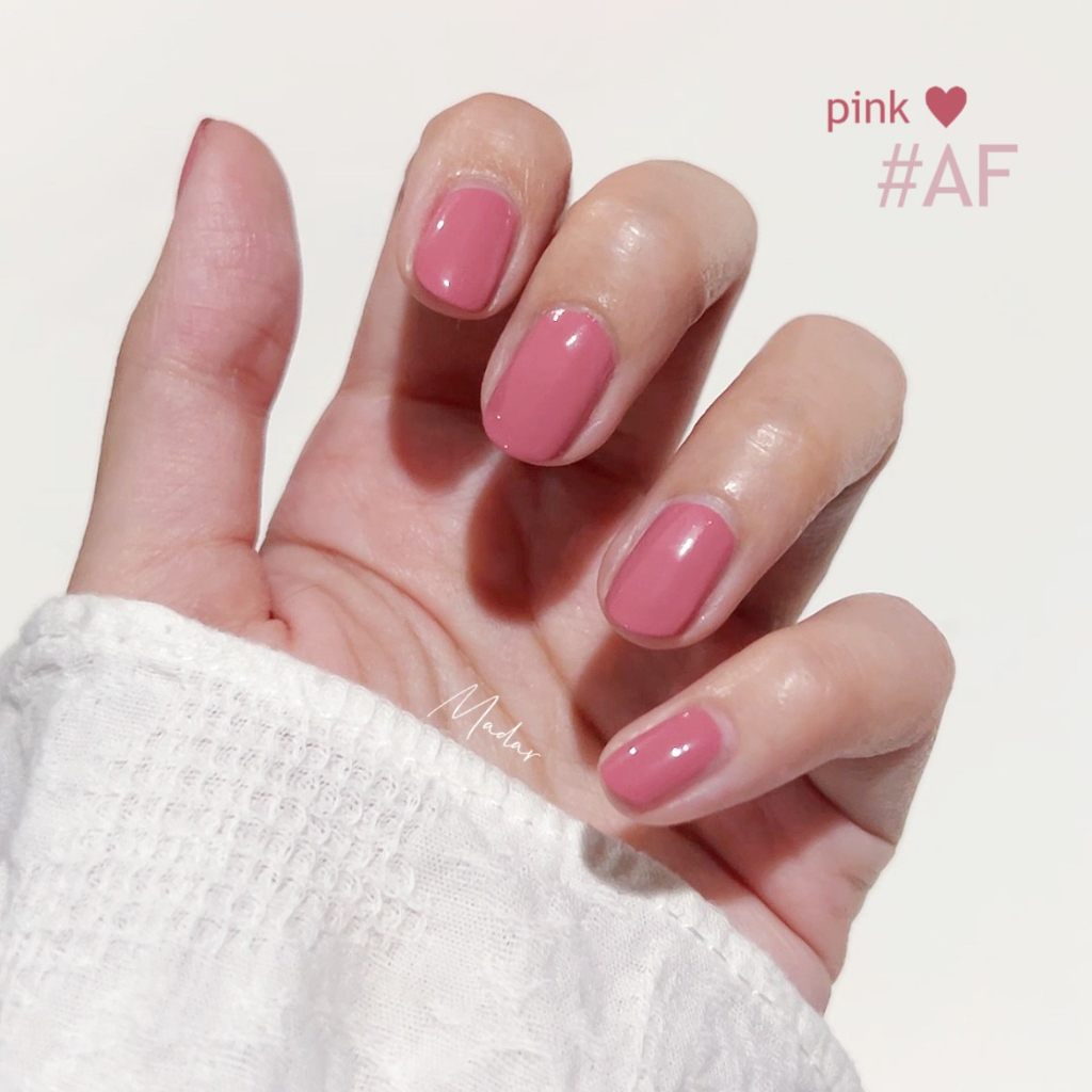 ยาทาเล็บ Madar Premium Nail Polish สี Sweet Pink #AF (สีชมพู)