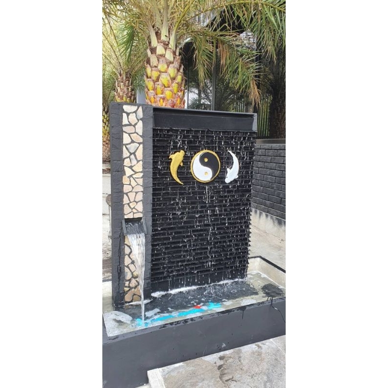 น้ำตก ม่านน้ำตกหินกาบ รุ่นหยินหยาง