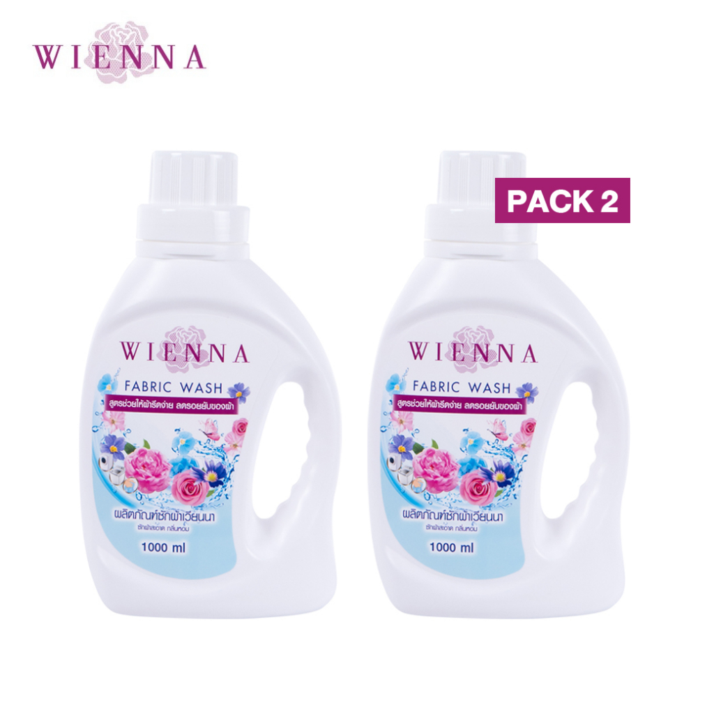 Wienna แฟบริควอซวิทแอนตี้้ริ้งเกิ้ลแคร์ DC11102 ผลิตภัณฑ์ซักผ้าสูตรลดรอยยับน้ำยาซักผ้า 1000 มล. Pack