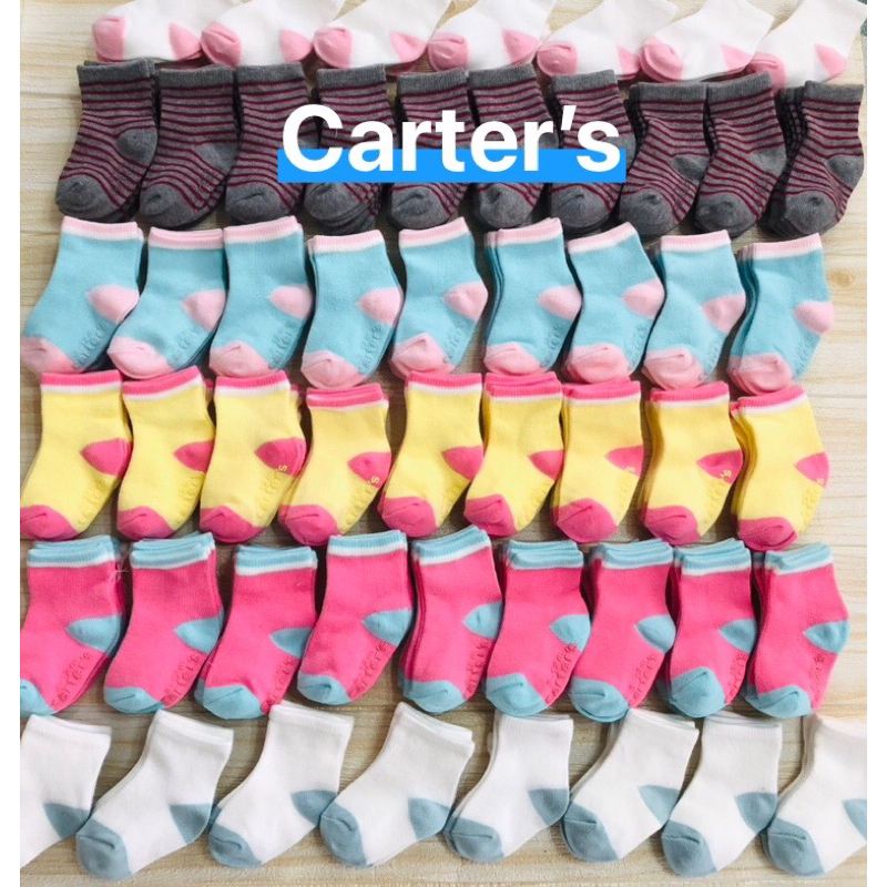 ถุงเท้าเด็ก Carter'sมีกันลื่นงานแบร์นแท้น่ารักไซส์แรกเกิด-4ขวบ(สิ้นค้าพร้อมส่ง)