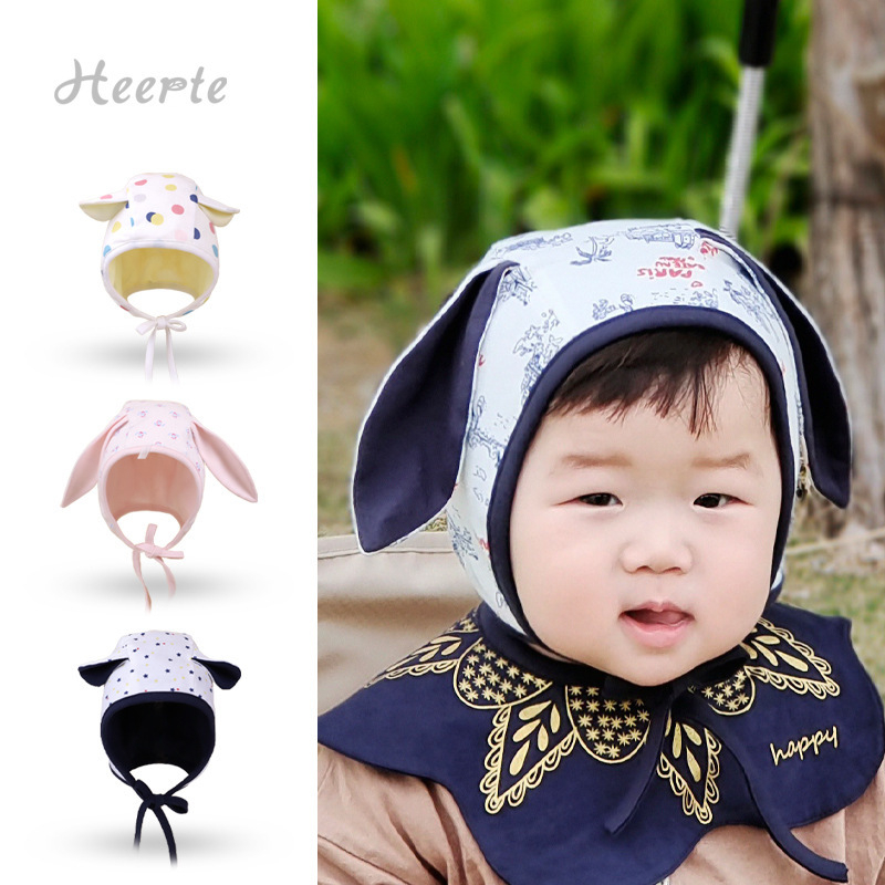 (แรกเกิด-6เดือน) หมวกคลุมศรีษะ หมวกเด็กเล็ก HatBaby - HBB36