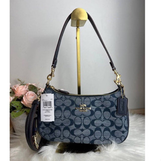 พร้อมส่ง Teri Shoulder Bag In Signature Chambray