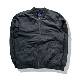 Old Navy Dark Grey Bomber Jacket รอบอก 48”