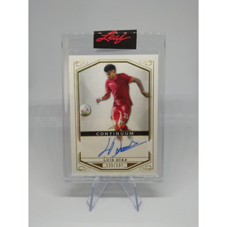 Luis Diaz Auto 120/137 Leaf Continuum Liverpool 1st Autograph 2022