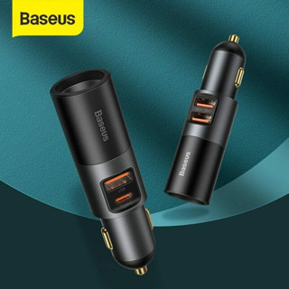 หัวชาร์จรถ Baseus 120W  USB Type-C PD3.0 Fast Charging Cigaretter Adapter Kit