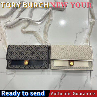 พร้อมส่ง🌟แท้ 💯%Tory burch Mini กระเป๋าอวัยวะ กระเป๋าสะพายสุภาพสตรีแฟชั่นสายตายาวแบบคลาสสิก