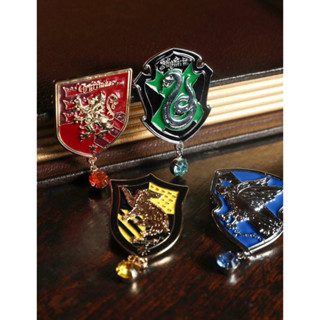 (พร้อมส่ง) HARRY POTTER เข็มกลัด โลหะ4 ชิ้น/เซ็ต