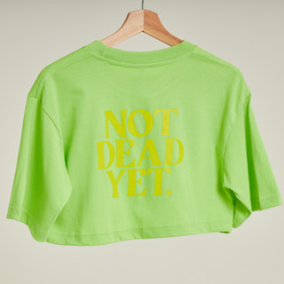 Lime - Not Dead Yet | Oversized Croptop