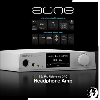 DAC-MQA/Headphone Amp | AUNE - S9c Pro (2 DAC chip) | Hi Res 768 Khz 32 Bit DSD 512 (โปรดเช็คสต๊อก)