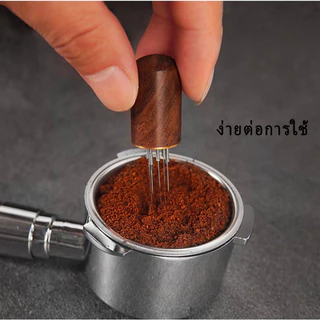 จัดส่งภายใน 24 ชั่วโมง｜ตัวเกลี่ยกาแฟ ตัวเกลี่ยกาแฟ Coffee distributor 6 เข็ม มีให้เลือกเป็นชุด Set พร้อมที่ยึด