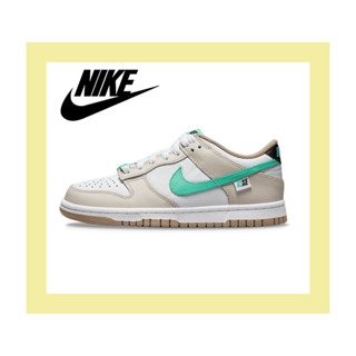 รองเท้าผ้าใบ Nike Dunk Low "Split" Classic Casual Low Top แท้ 100% สีขาวสีเขียวมิ้นท์