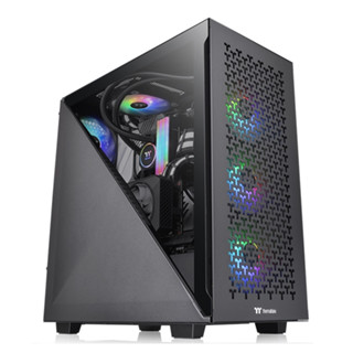 THERMALTAKE ( เคสคอมพิวเตอร์ แบบเปล่า ๆ ) CASE DIVIDER 300 TG AIR BLACK / WHITE ATX MID TOWER