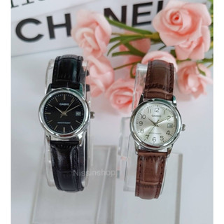 นาฬิกา Casio แท้ รุ่น LTP-V002L นาฬิกาผู้หญิงสายหนัง - ของแท…
