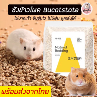 [Hamsterth] ซังข้าวโพด Bucatstate ขนาด 1Kg ซังข้าวโพด ขี้เลื่อย รองกรง แฮมสเตอร์ เม่นแคระ กระต่าย