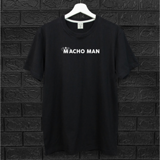 octo TOKYO/T-Shirt/Macho man(O088)/เสื้อผ้าผู้ชาย/เสื้อยืดคอกลมแขนสั่น/Cotton100%/ผ้าฝ้าย